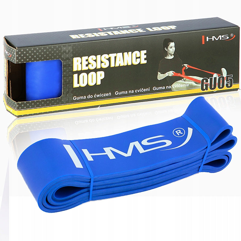 2X HMS GU05 BLUE 64 x 4.5 x 2080 MM EXERCISE RUBBER Brand HMS