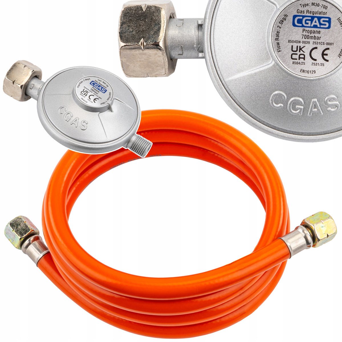 2X HOSE REDUCER FOR GAS CYLINDER HEATER UNIVERSAL HEATER CABLE 1,