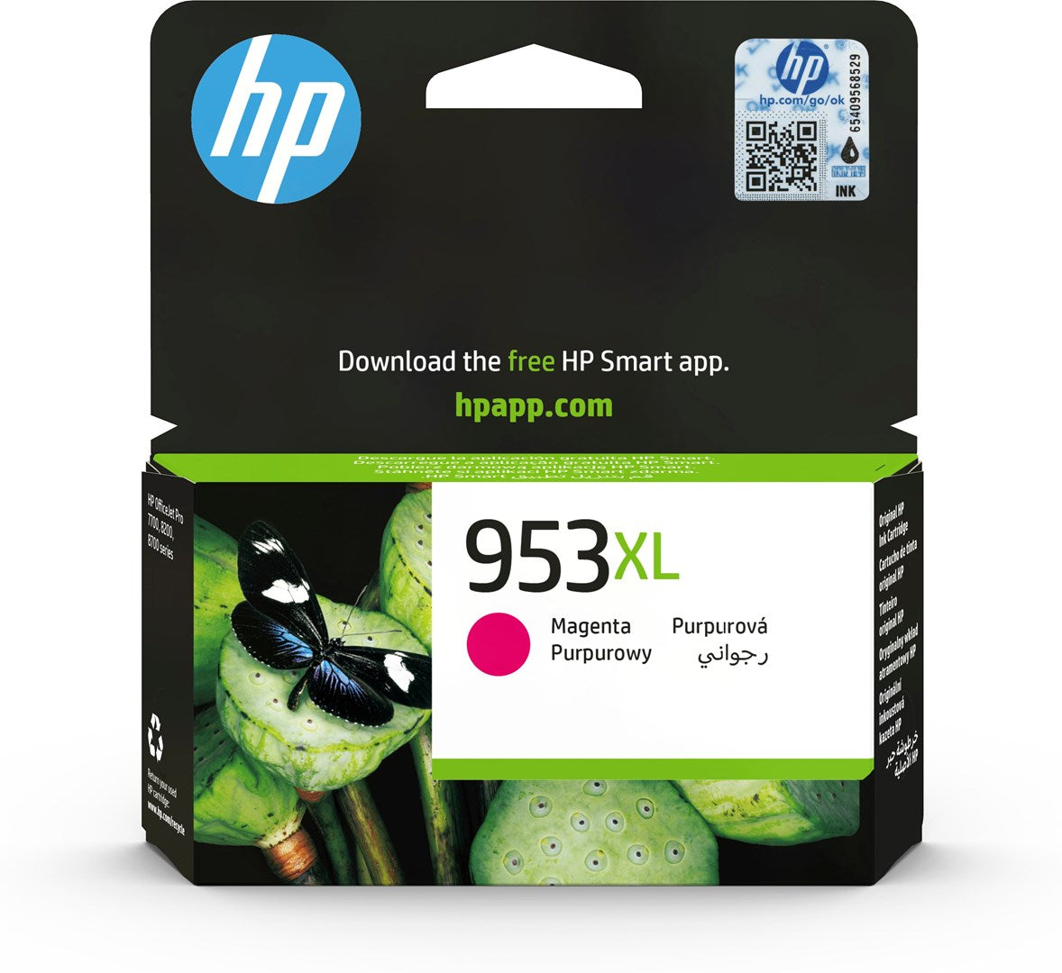 2X HP 953 Magenta XL ink Color red (magenta)