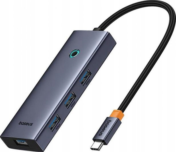2X HUB AIR 5in1 Baseus Ultra Joy Series 5 USB-C - HDMI, USB3.0x2, PD, RJ45 Manufacturer Baseus