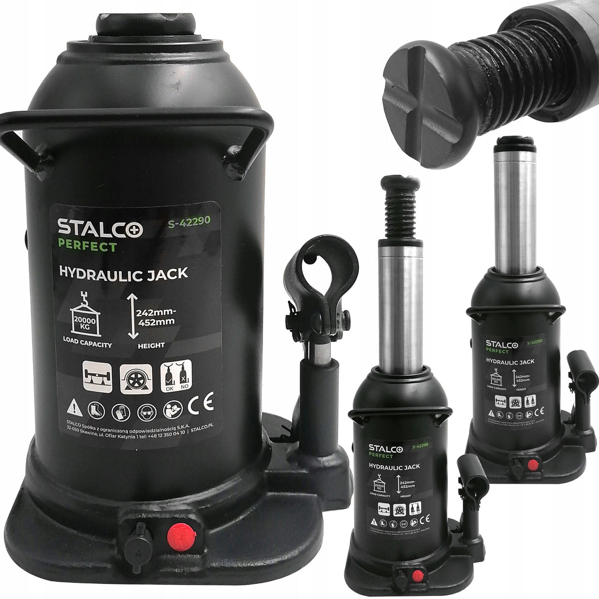 2X HYDRAULIC BOLLARD LIFT UP TO 20 T STALCO