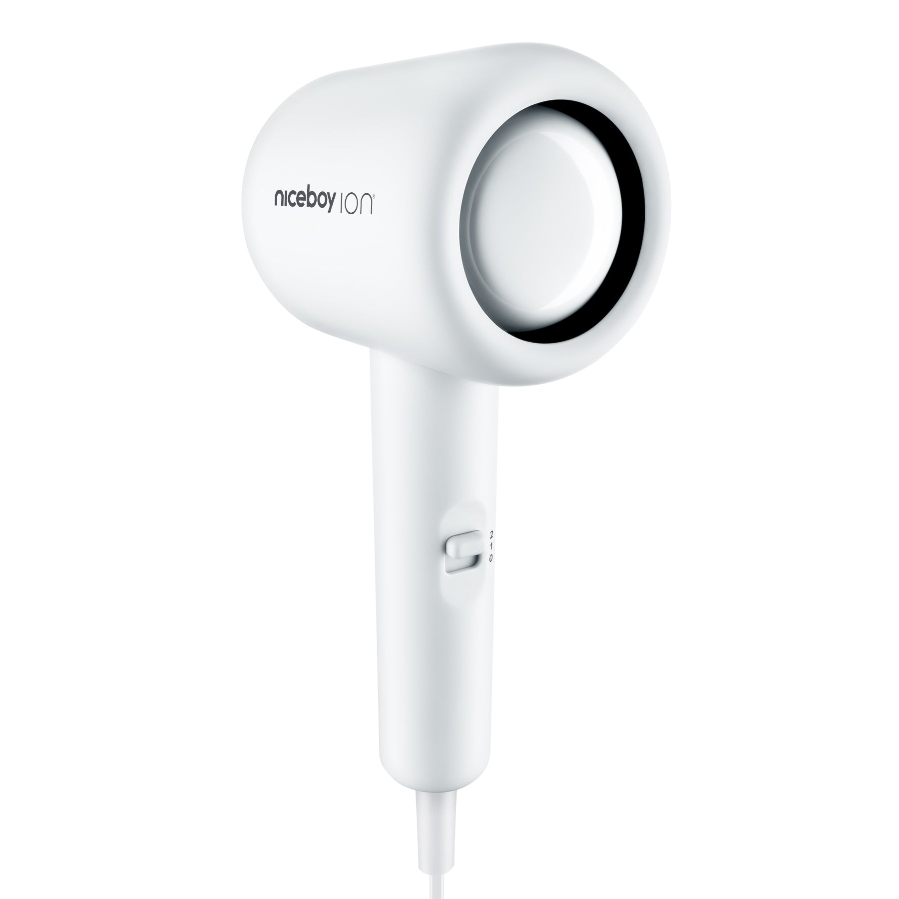 2X Hairdryer Niceboy ION AirSonic POP white 1400 W