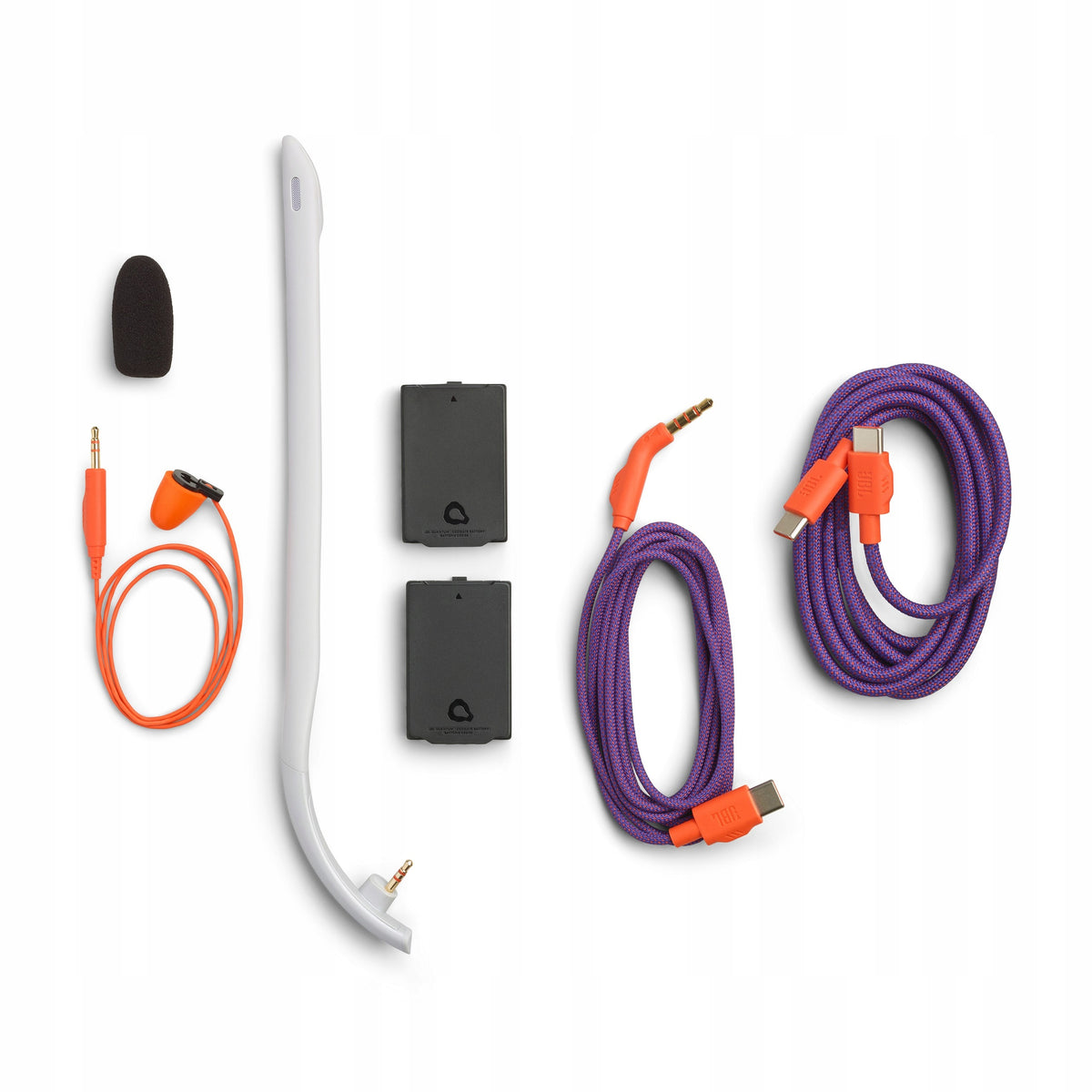 2X Headphones JBL Quantum 950 ANC White & Purple Model QUANTUM 950