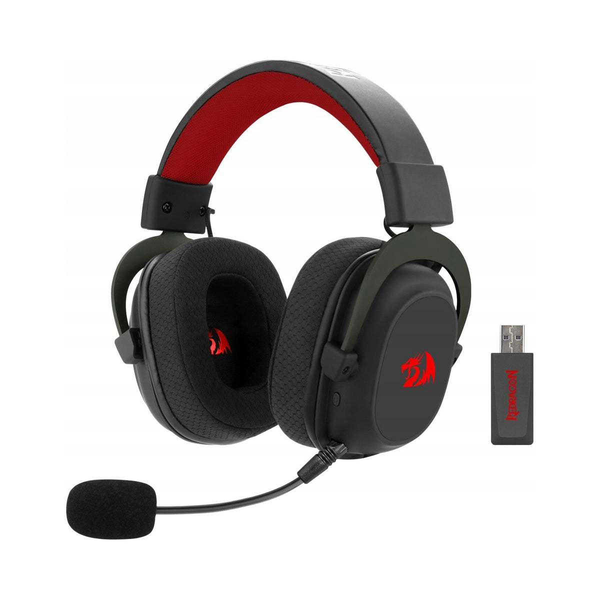 2X Headphones Redragon Zeus Pro RGB BT 2,4 GHz