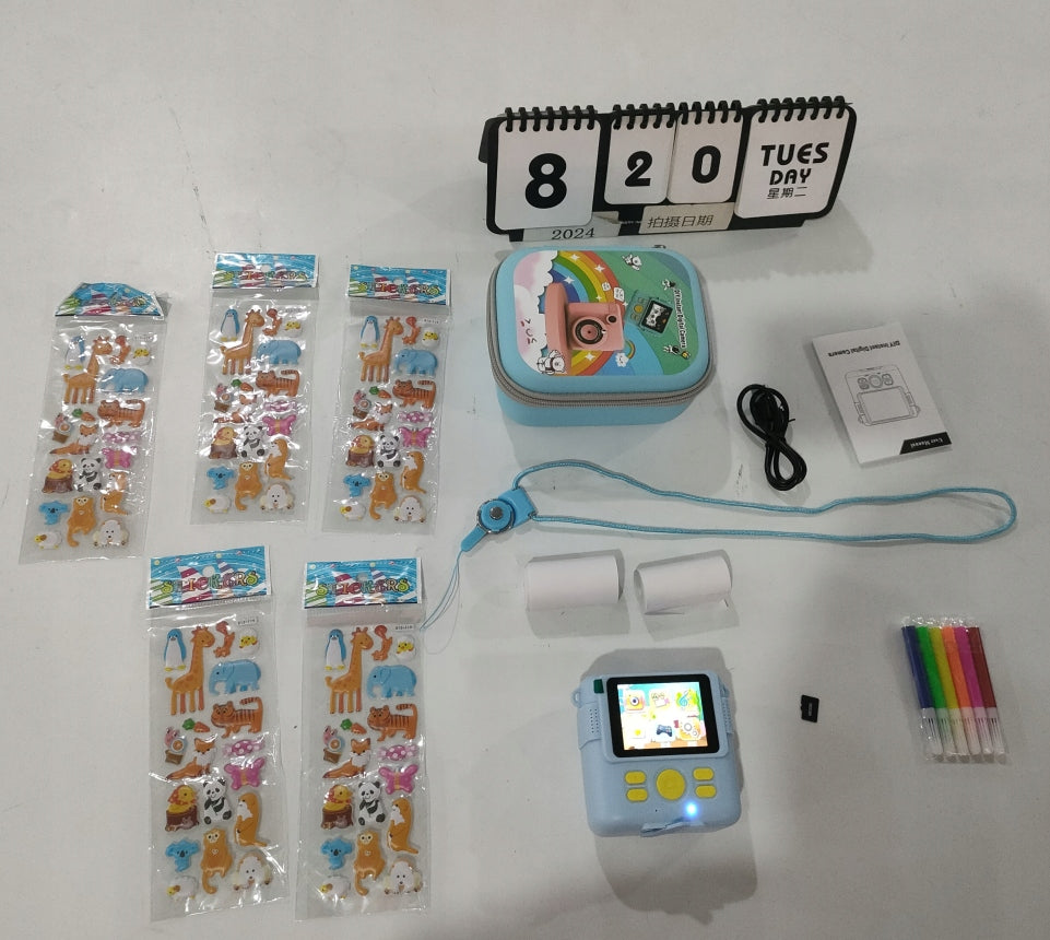 2X INSTANT DIGITAL CAMERA FOR KIDS WITH PRINTER + CARTRIDGES