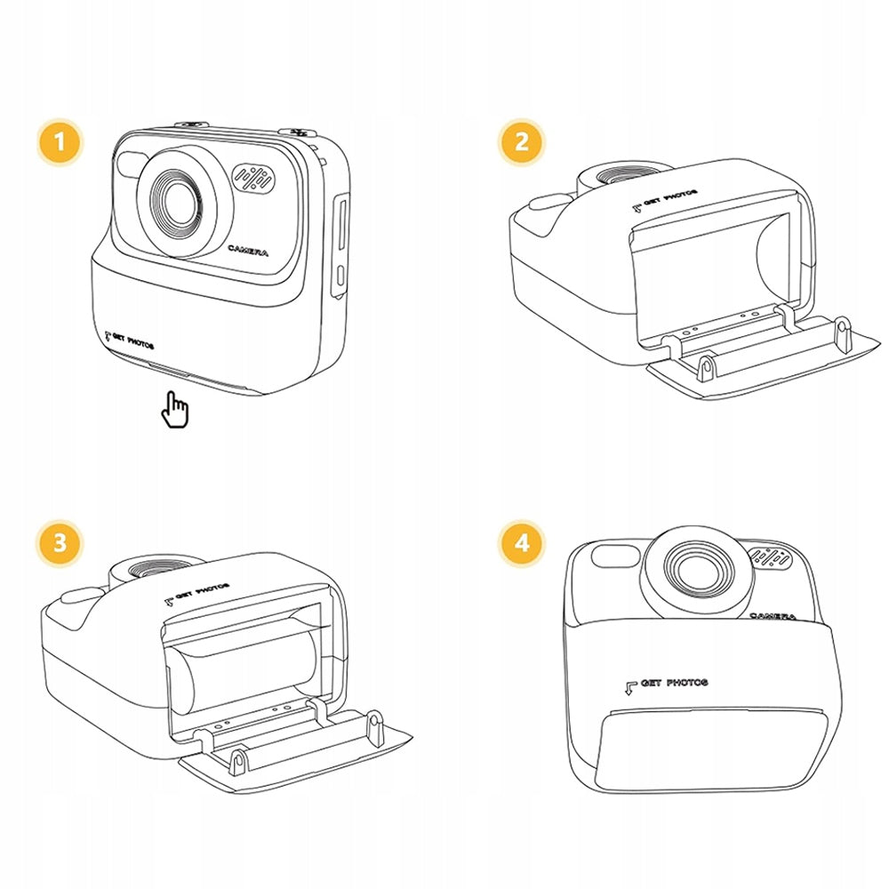 2X INSTANT Digital Camera with PRINTER for Kids +3 WKŁ Brand no brand