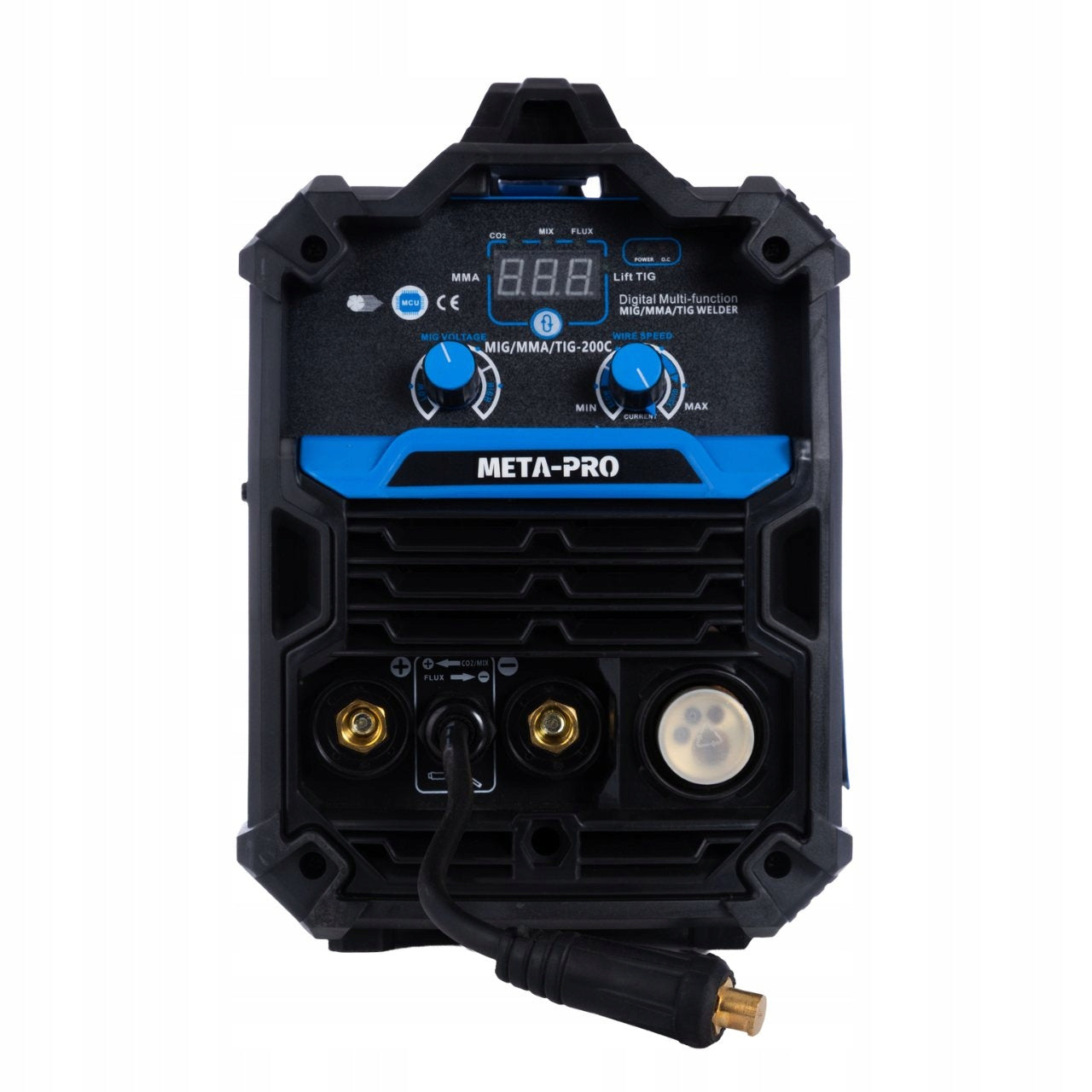 2X INVERTER WELDING MACHINE MIGOMAT MIG MAG MMA TIG LIFT 200A Brand META-PRO