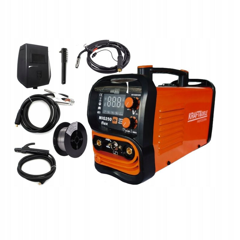 2X INVERTER Welder FLUX MIG MMA LIFT TIG 250A SEMI-AUTOMAT 4