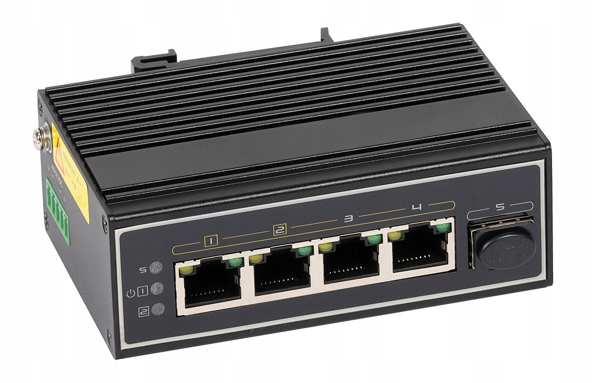 2X Industrial PoE Switch ULTIPOWER 341SFP 4xGE, 1xSFP