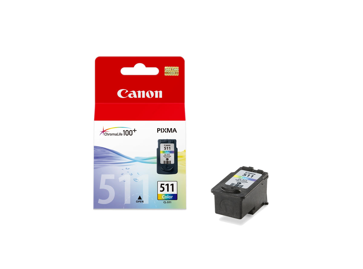 2X Ink Canon CL-511 colour 9ml