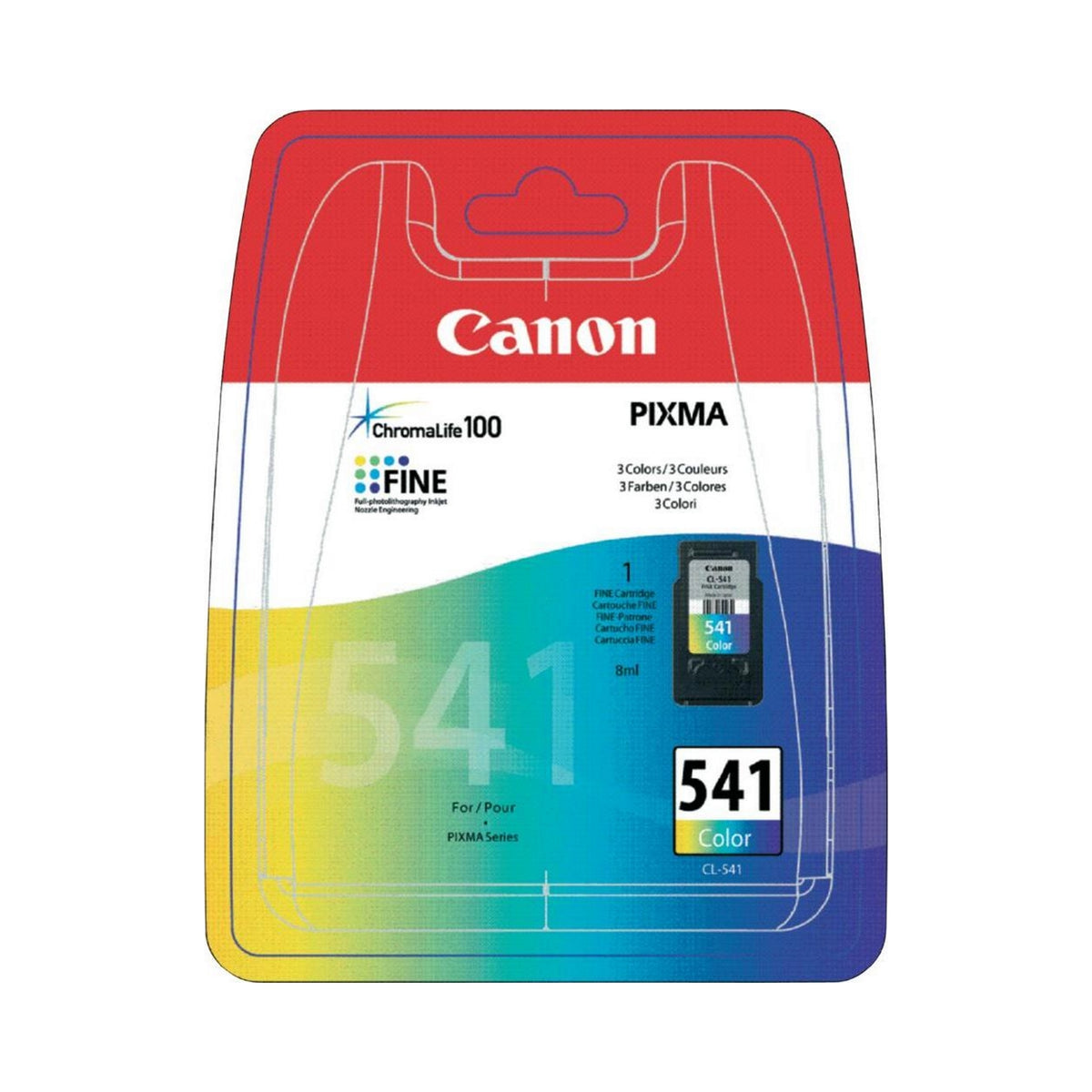 2X Ink Canon CL-541 color 180str.