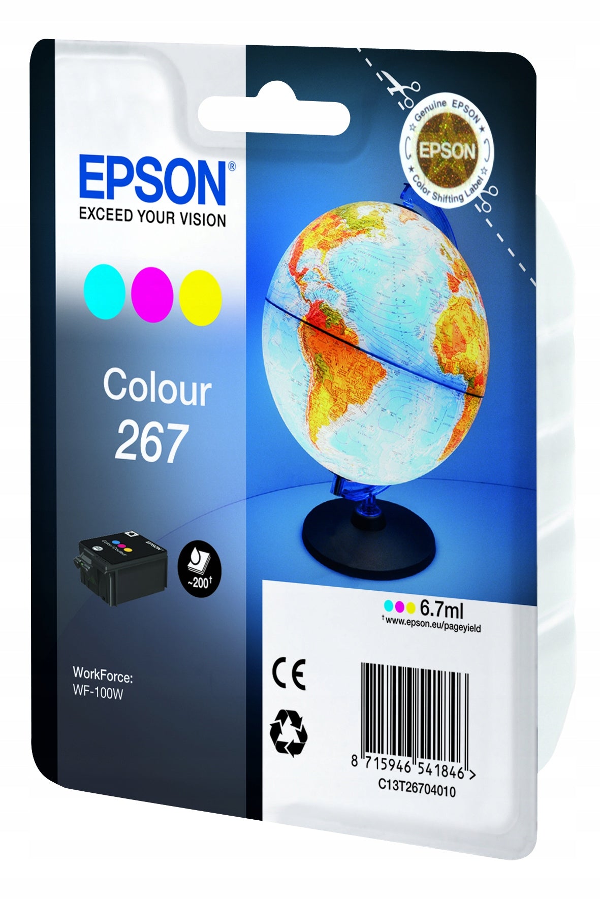 2X Ink Epson 267 color 200str.