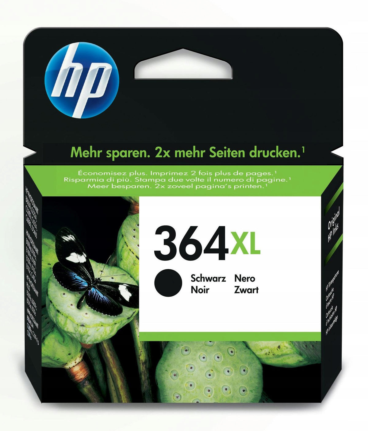2X Ink HP 364 XL Black CN684EE