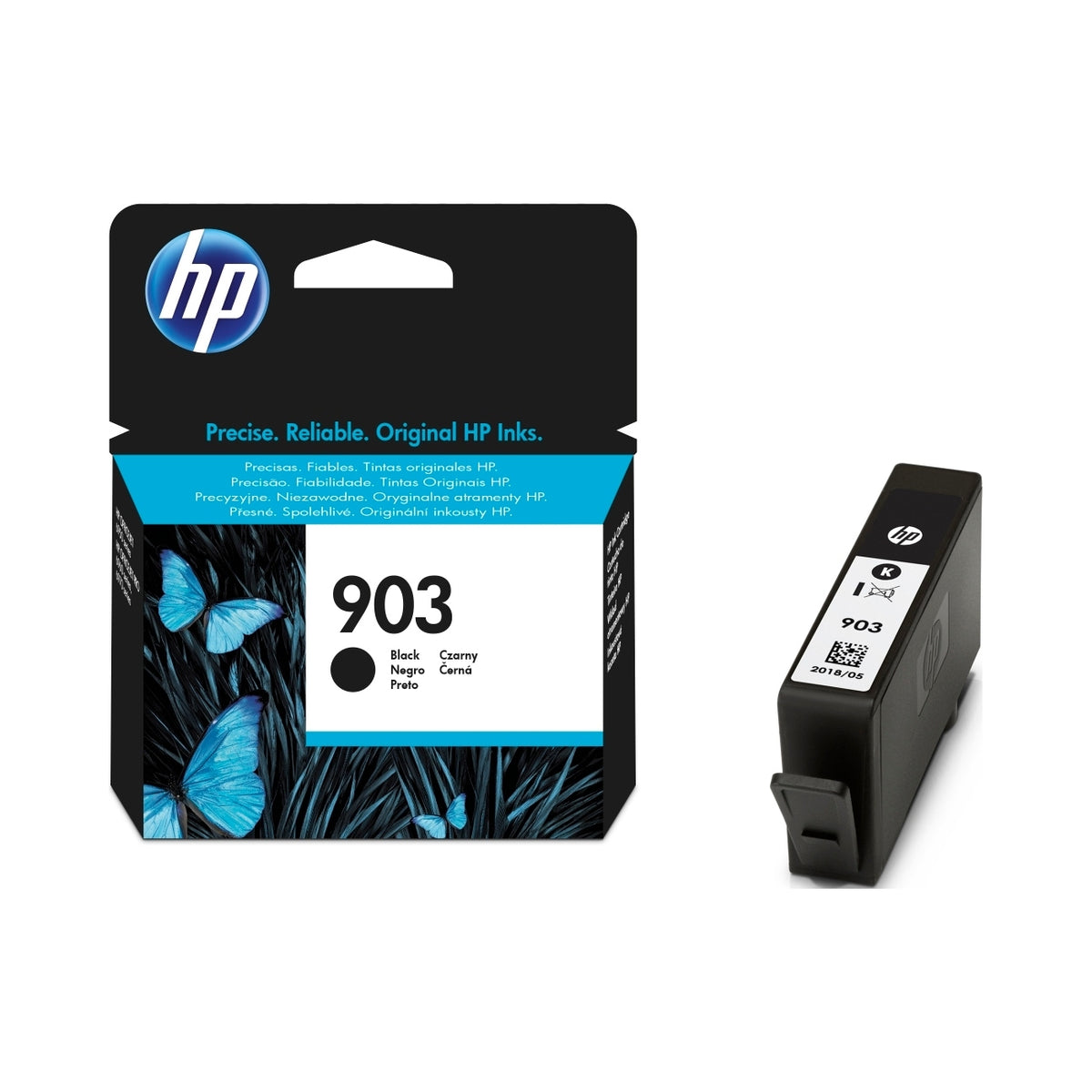 2X Ink HP 903 black to 300str. Instant Ink