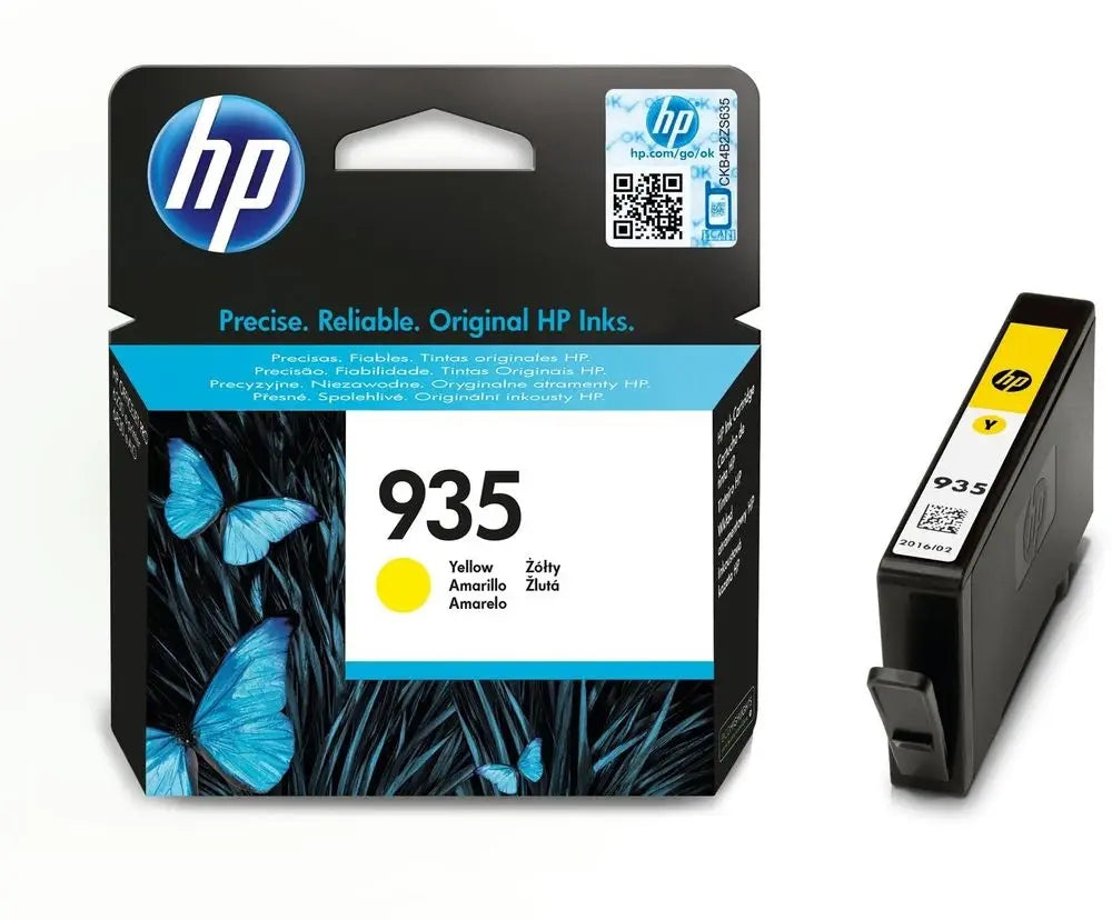 2X Ink HP 935 yellow to 400str. Instant Ink Color yellow