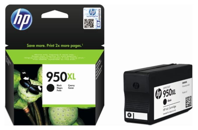 2X Ink HP 950XL black to 2300str. Instant Ink Color black