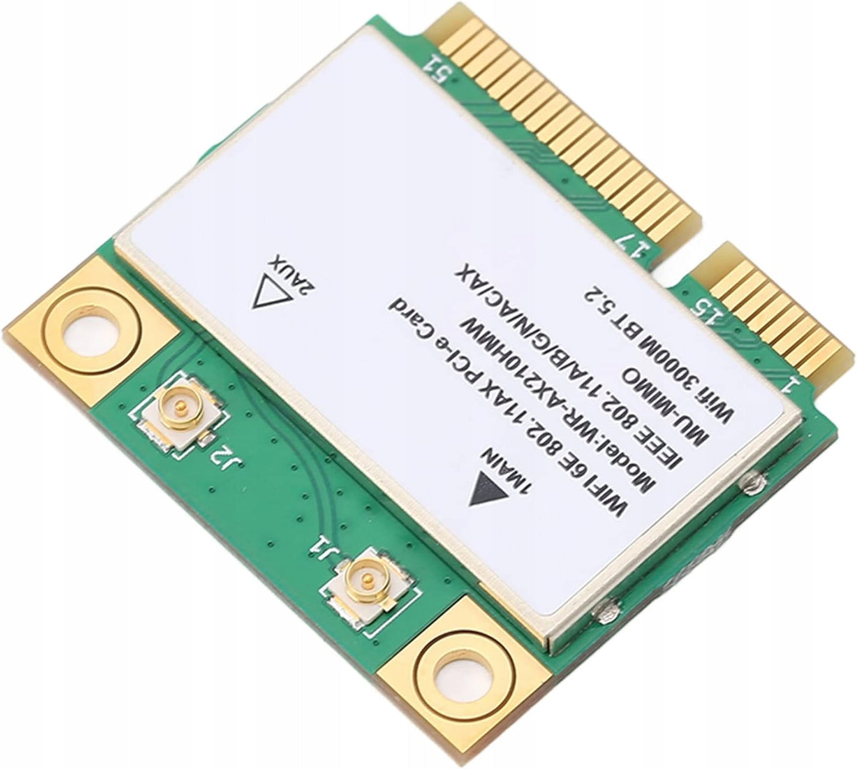 2X Internal network card Intel Wifi AX210 mini 5374 Mb/s Bluetooth 5.2 Manufacturer Intel