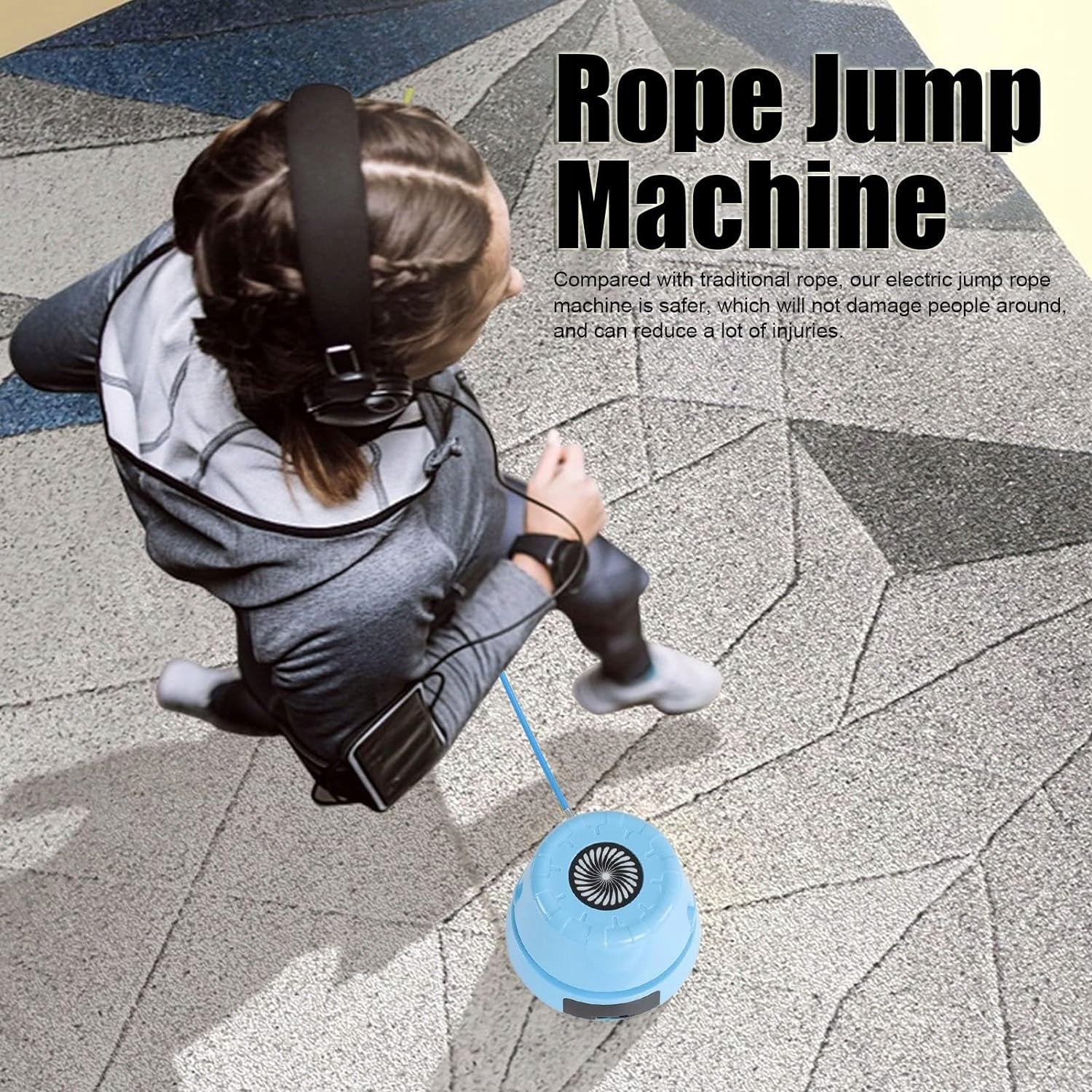 2X JUMPING MACHINE WITH BLUETOOTH LED DISPLAYS AND SPEED CONTROL 1 Color pink