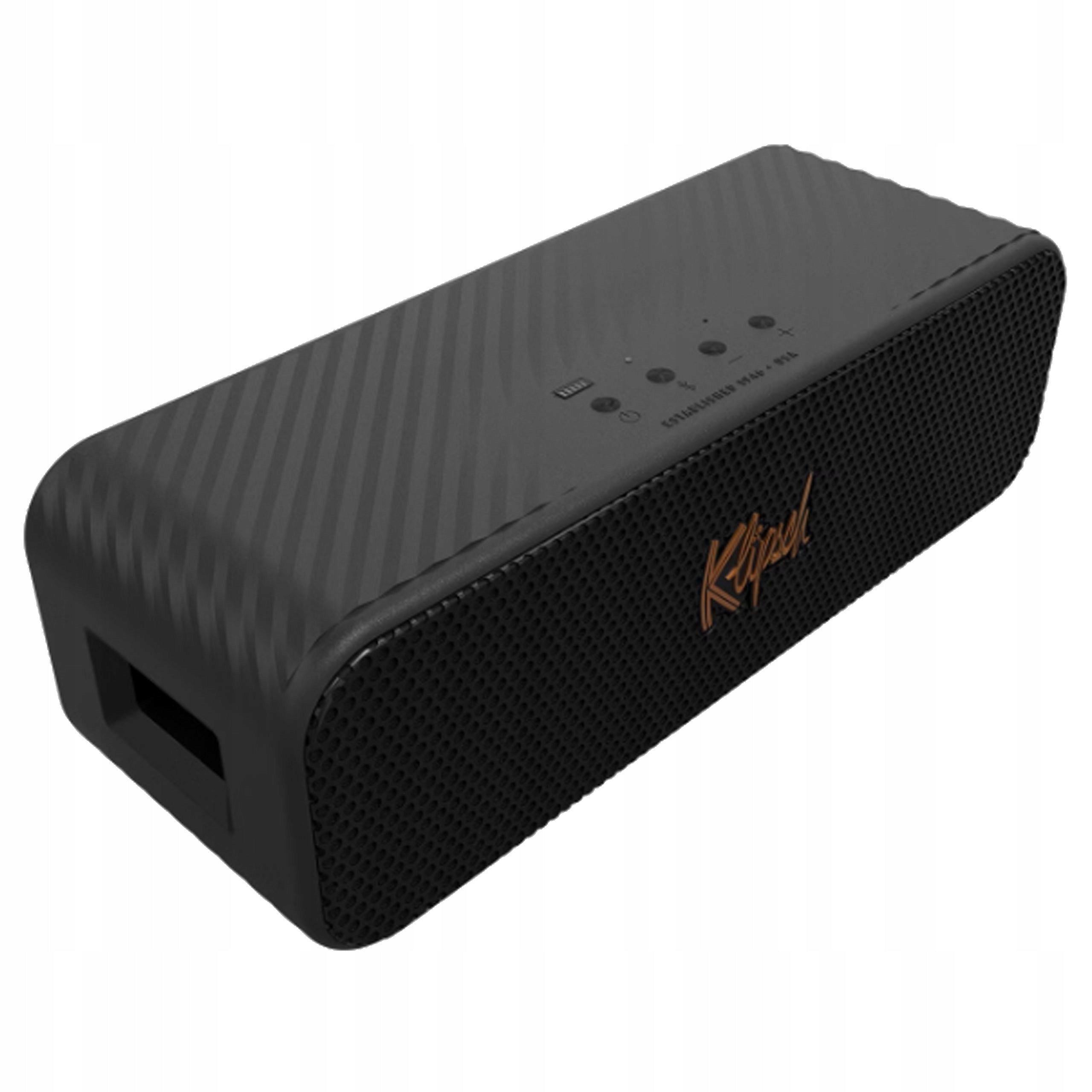 2X KLIPSCH DETROIT PORTABLE BLUETOOTH SPEAKER 5.3 WATERPROOF BLACK 2x15W