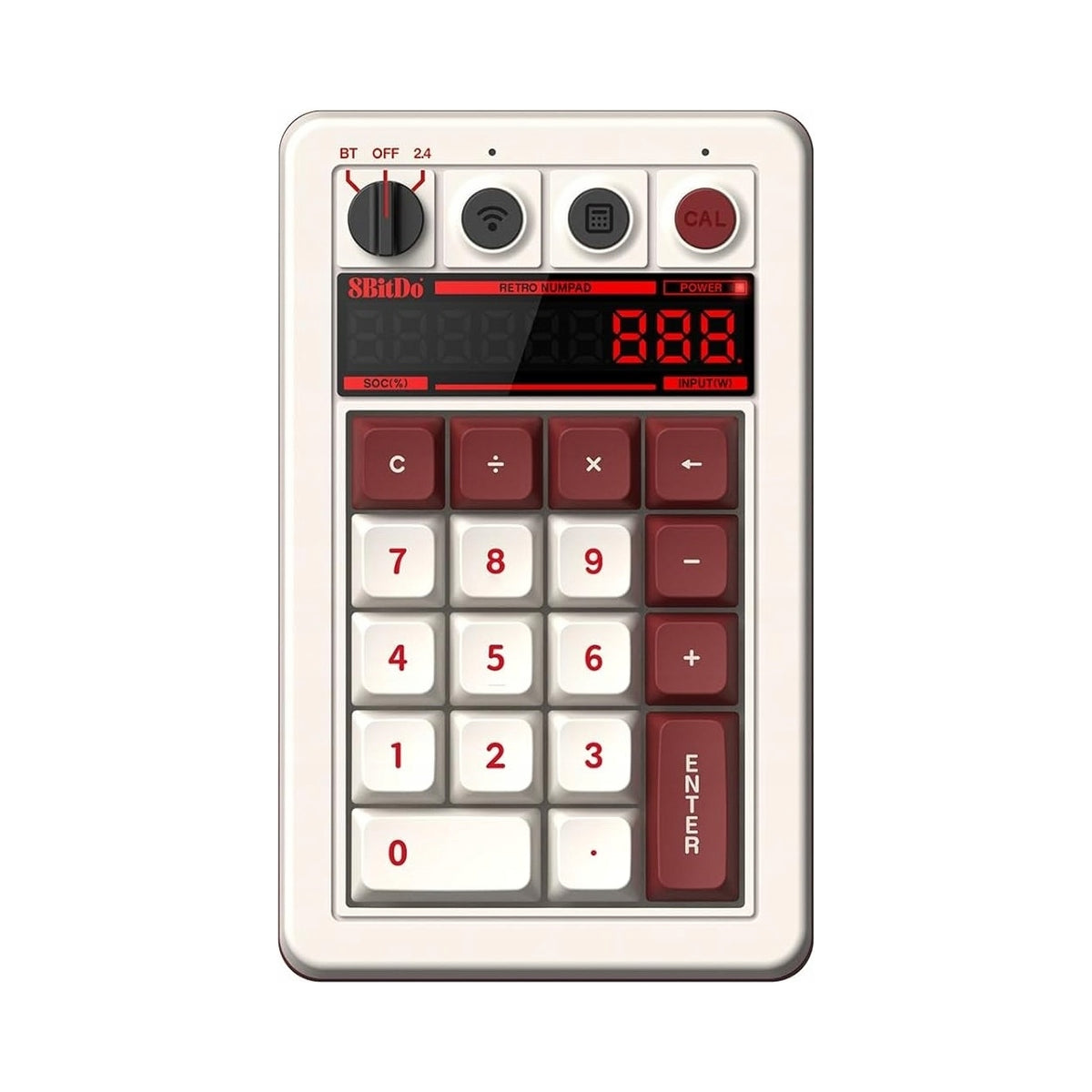 2X Keyboard 8BitDo Mecahnical Numpad and Calculator Fami Ed.