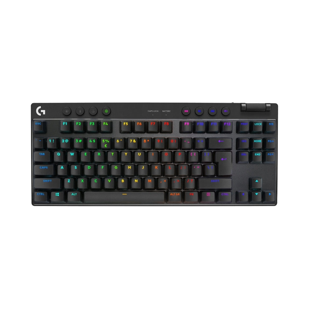 2X Keyboard Logitech G PRO X TKL Lightspeed Tactile black