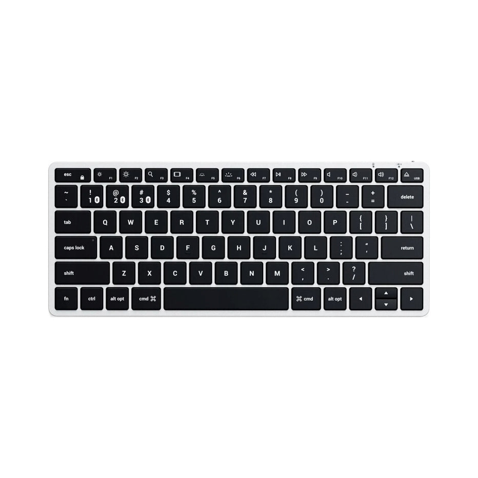 2X Keyboard Satechi Slim X1 Bluetooth Backlit (silver)