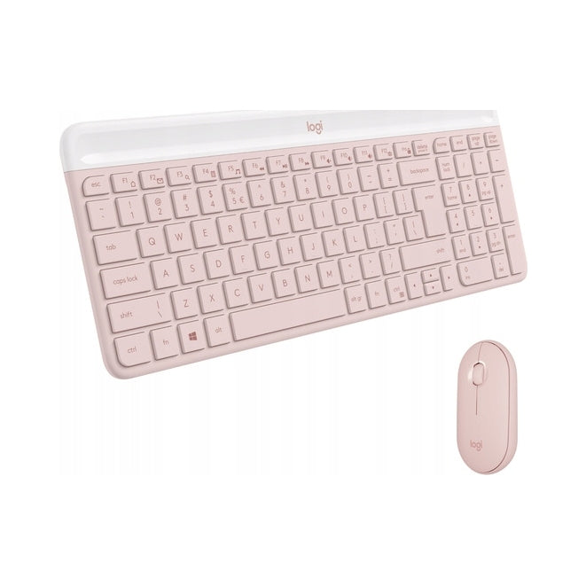 2X Keyboard and mouse set Logitech MK470 pink