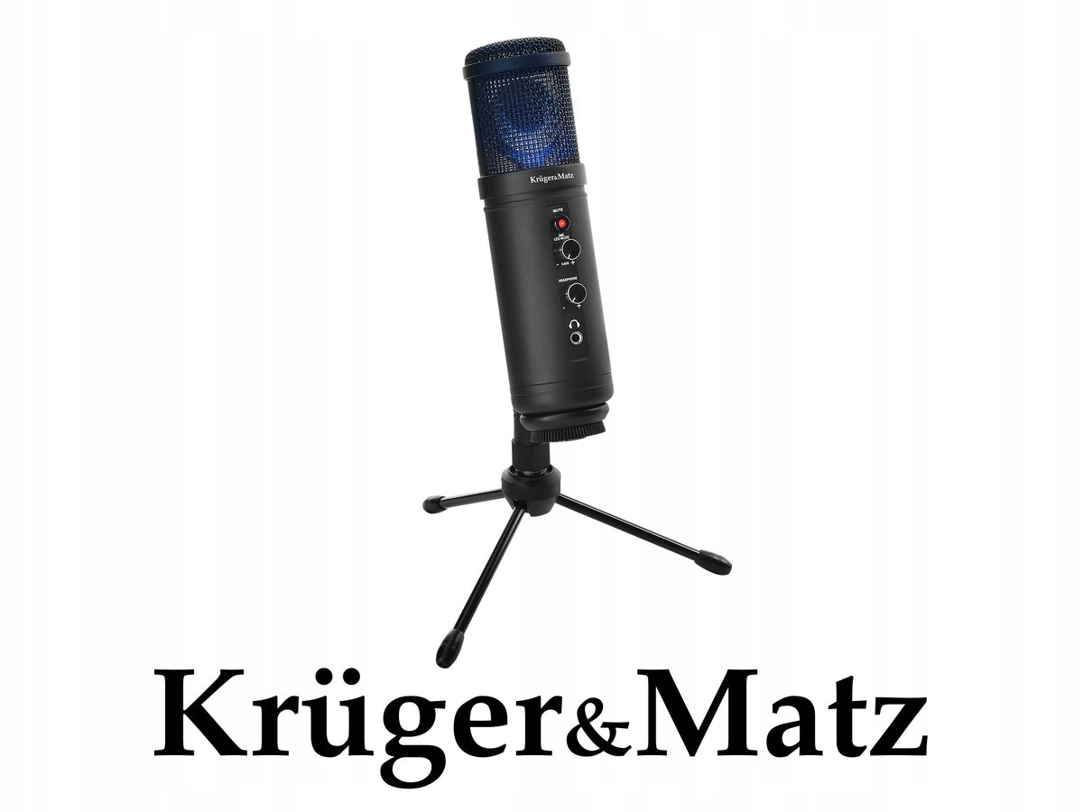 2X Kruger&Matz Gaming Microphone for Youtuber