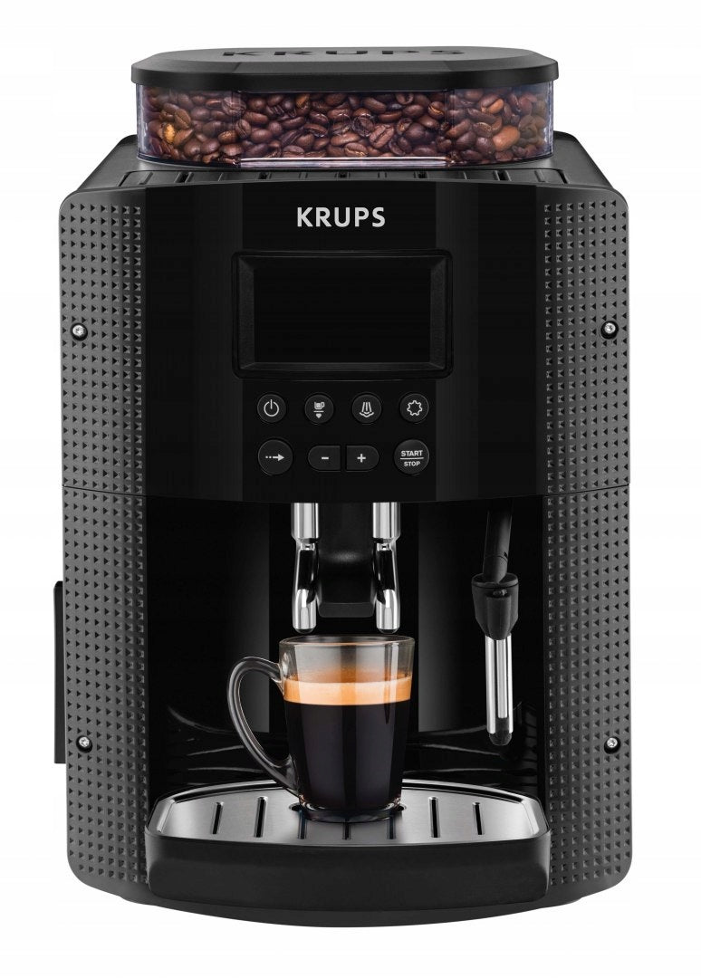 2X Krups Espresseria Auto Pisa EA815070, espresso machine, black