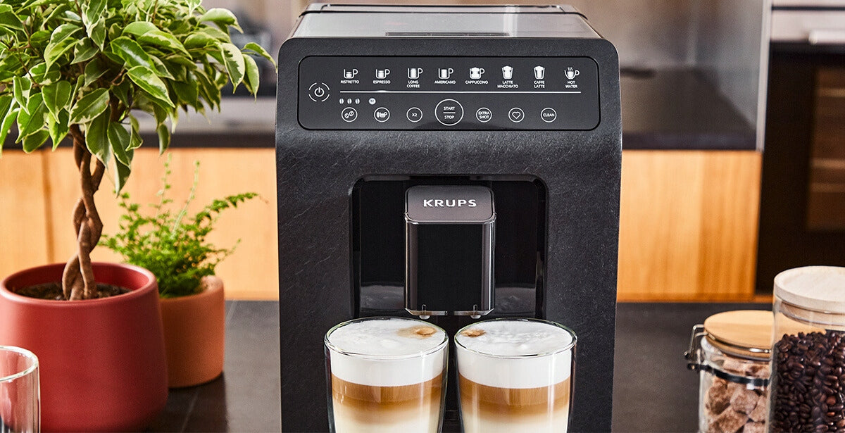 2X Krups Evidence Eco EA897B10, espresso machine Brand Krups