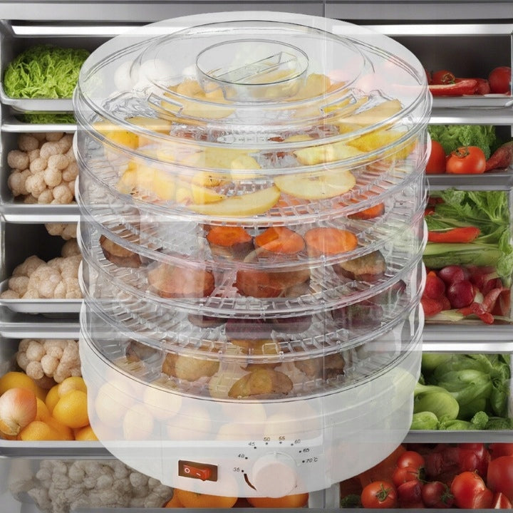 2X LARGE VEGETABLE FRUIT MUSHROOM HERB DRYER POWER 600W 5 TRAYS ADJUSTMENT T Brand no brand