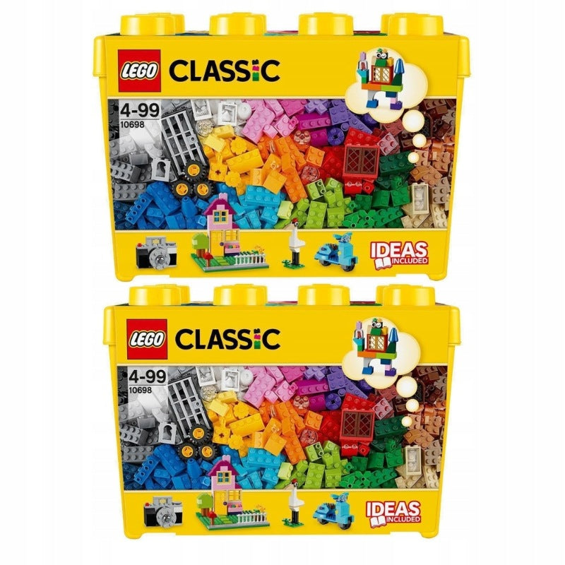 2X LEGO Classic Creative Blocks 10698 Large Box Set of Blocks