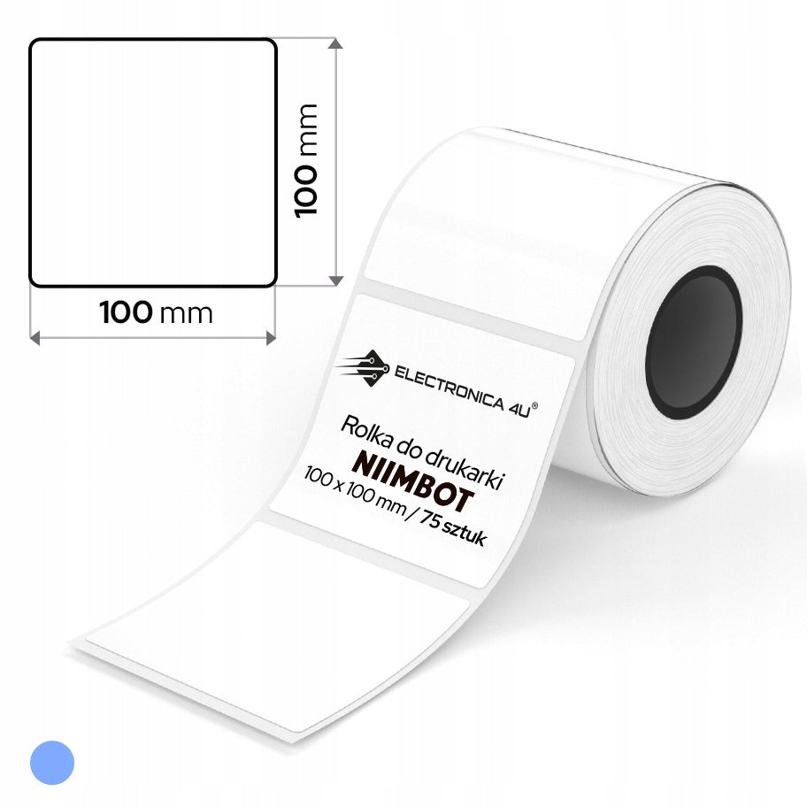 2X Labels self-adhesive thermal stickers for Niimbot B4 100x100 printer