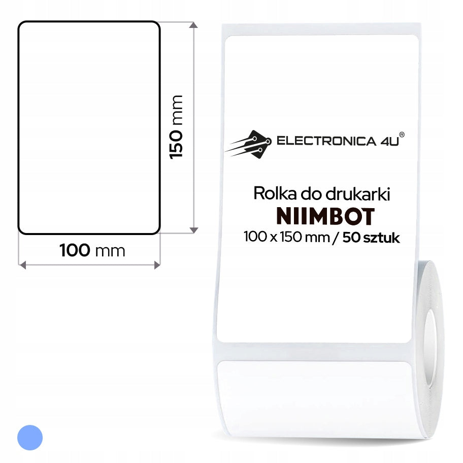 2X Labels self-adhesive thermal stickers for Niimbot B4 100x150 printer