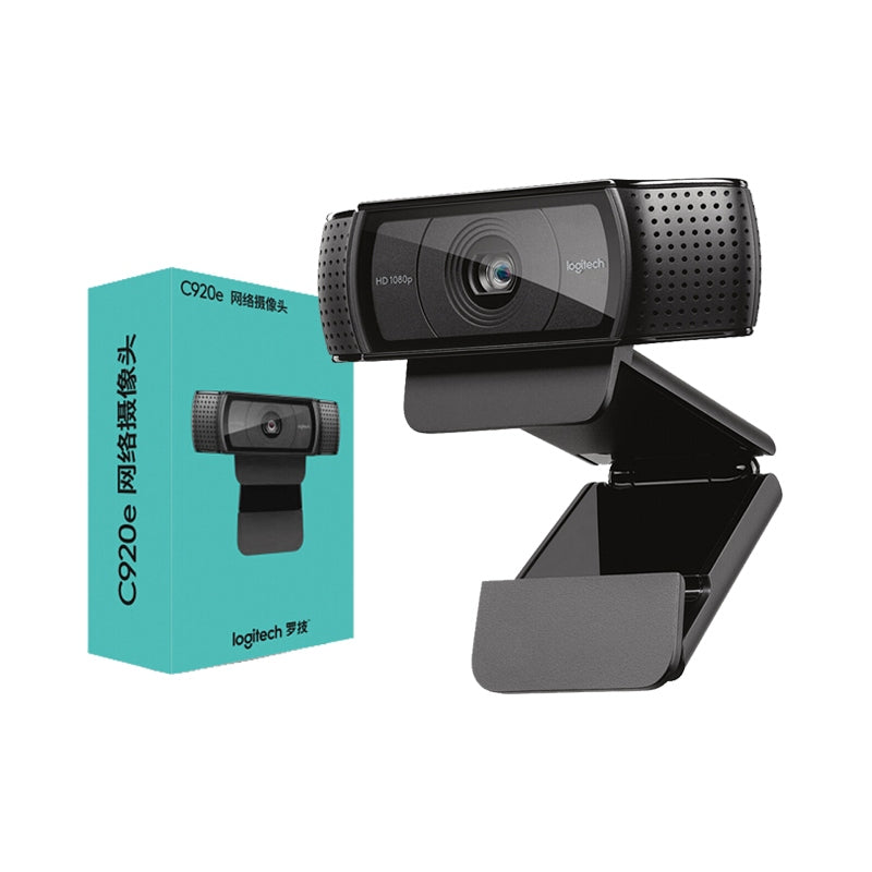 2X Logitech C920e USB Full HD 1080p Webcam with Microphone Model C920e