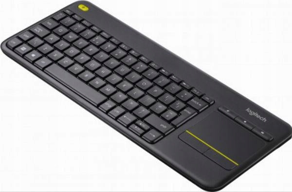 2X Logitech K400 Plus wireless keyboard with built-in touchpad charm Keyboard layout US international (qwerty)