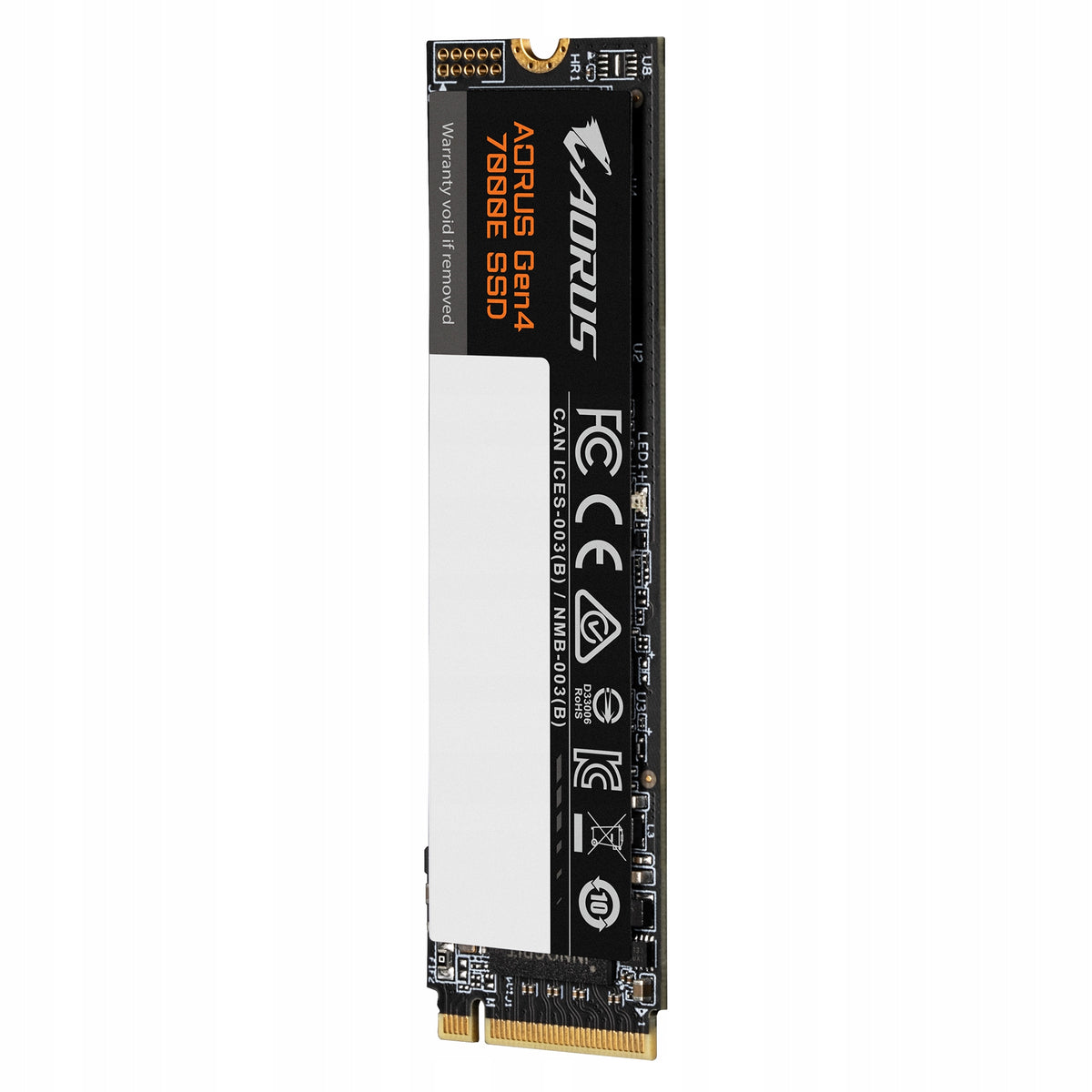 2X M.2 SSD GIGABYTE SSD 1TB AORUS Gen4 7000E PCIe Gen4x4 M.2 2280 Model AORUS 7000E