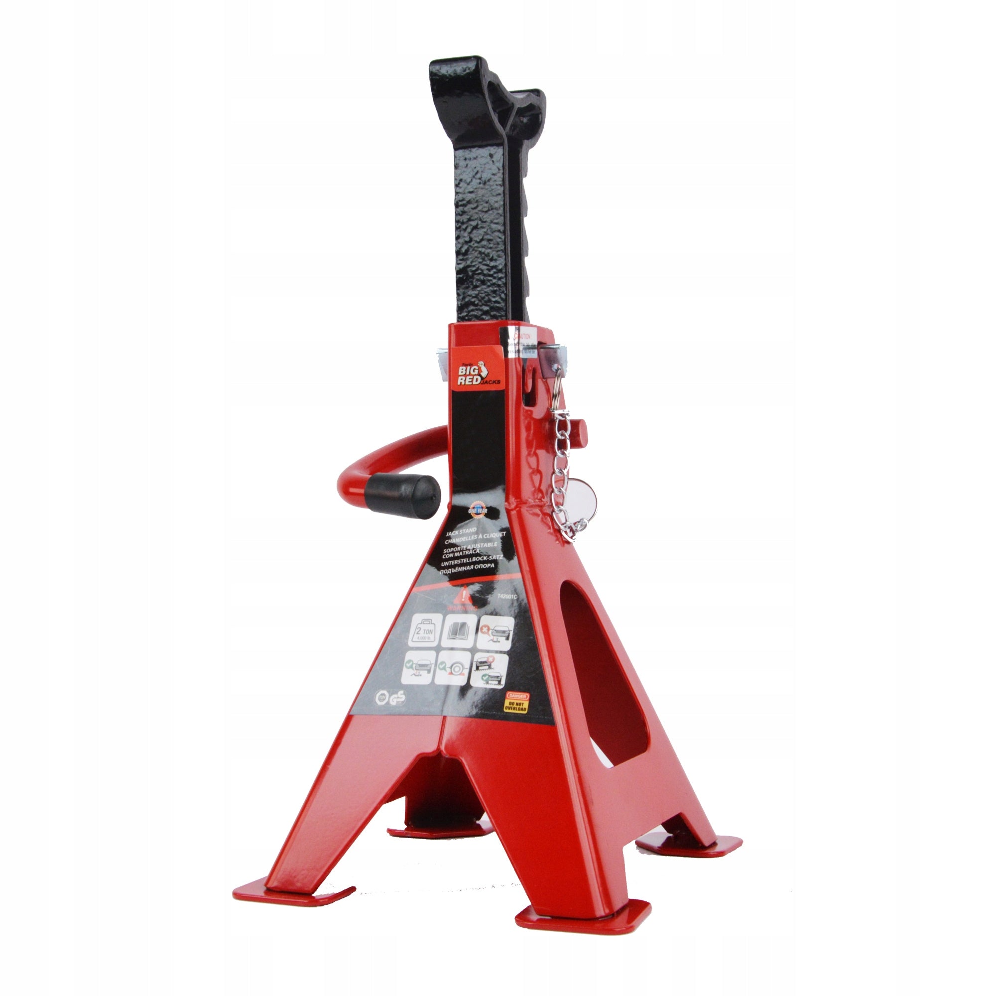 2X MARE 3T 2PCS MARE SUPPORT STANDS WITH DOUBLE CAR LOCK Brand Big Red