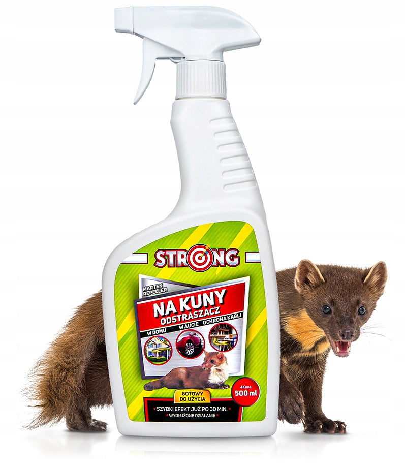 2X MARTEN REPELLENT FOR CAR AND HOME EXTENDED ACTION STRONG 500ML Batteries included no
