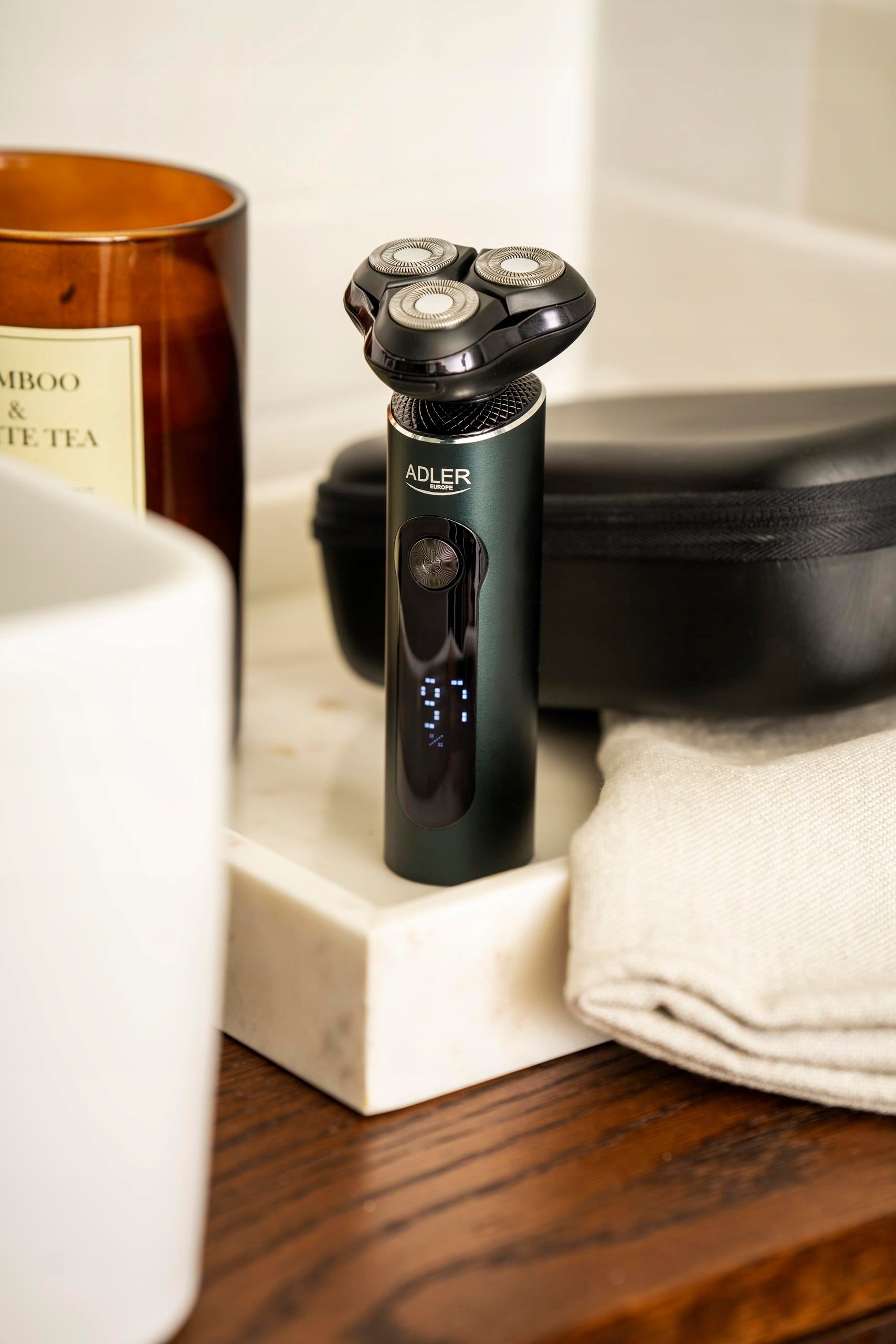 2X MEN'S ELECTRIC NOSE TRIMMER SHAVER Brand ADLER
