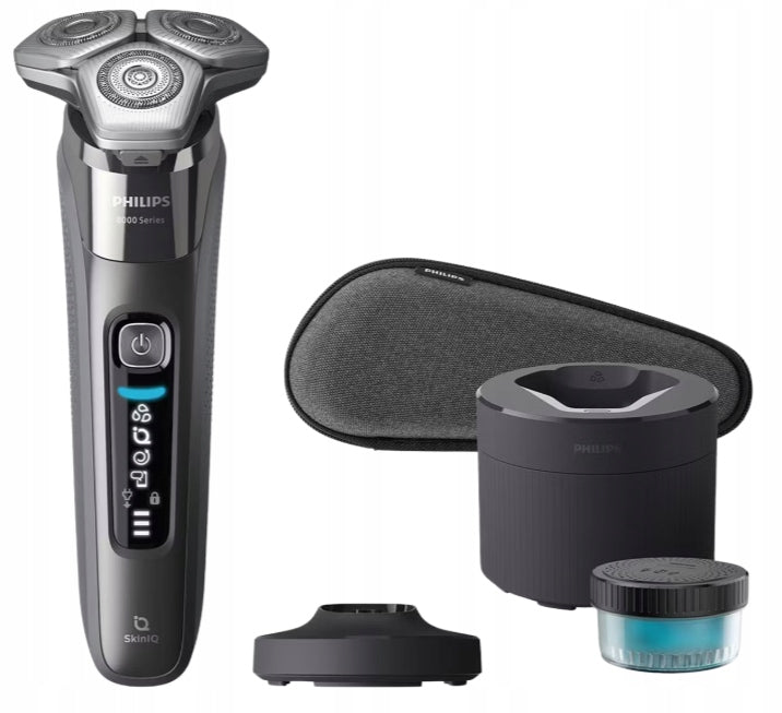 2X MEN'S SHAVER PHILIPS SHAVER 8000 SERIES S8697/55 GREY