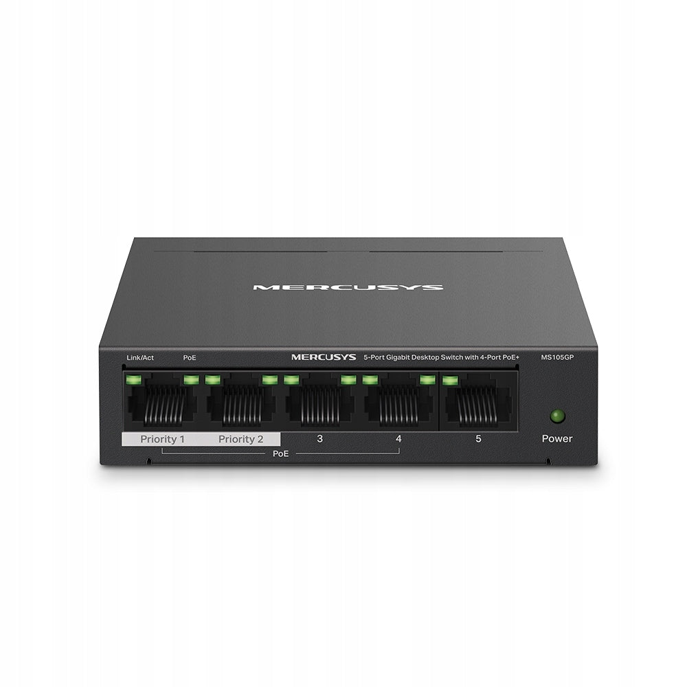 2X MERCUSYS MS105GP Switch