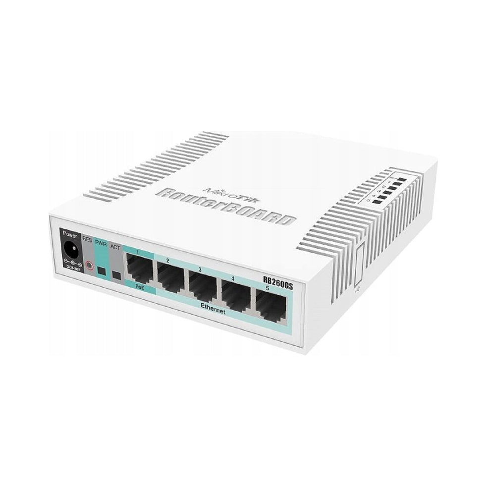 2X MIKROTIK ROUTERBOARD CSS106-5G-1S (RB260GS)