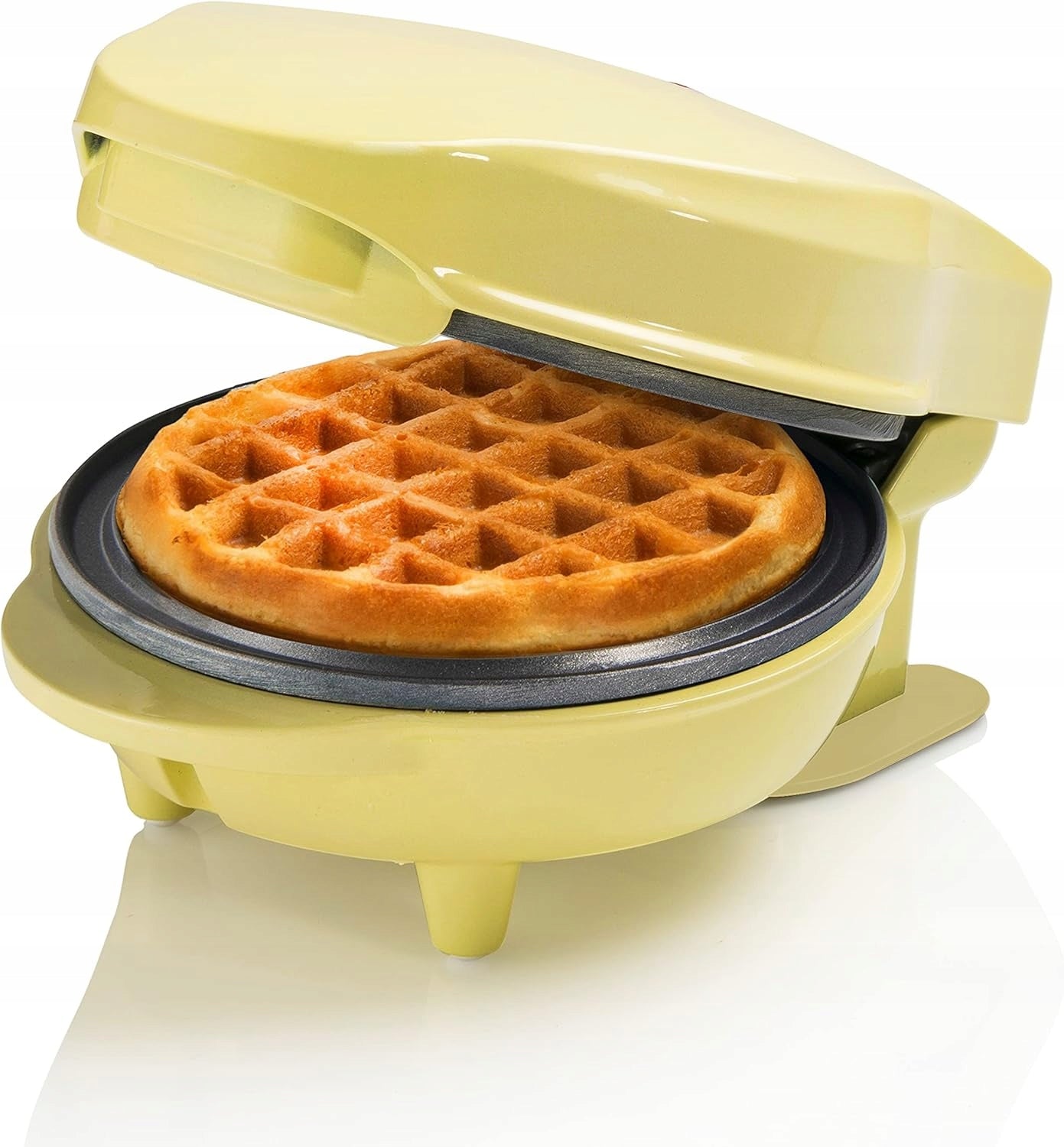 2X MINI RETRO WAFFLE IRON 550W COATING NON-STICK INDICATOR LIGHT