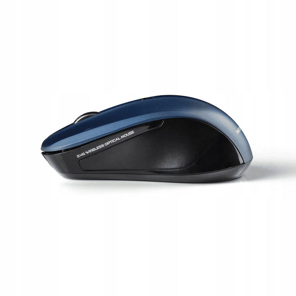 2X MODECOM WM9.1 BLACK AND BLUE WIRELESS OPTICAL MOUSE Model WM9.1