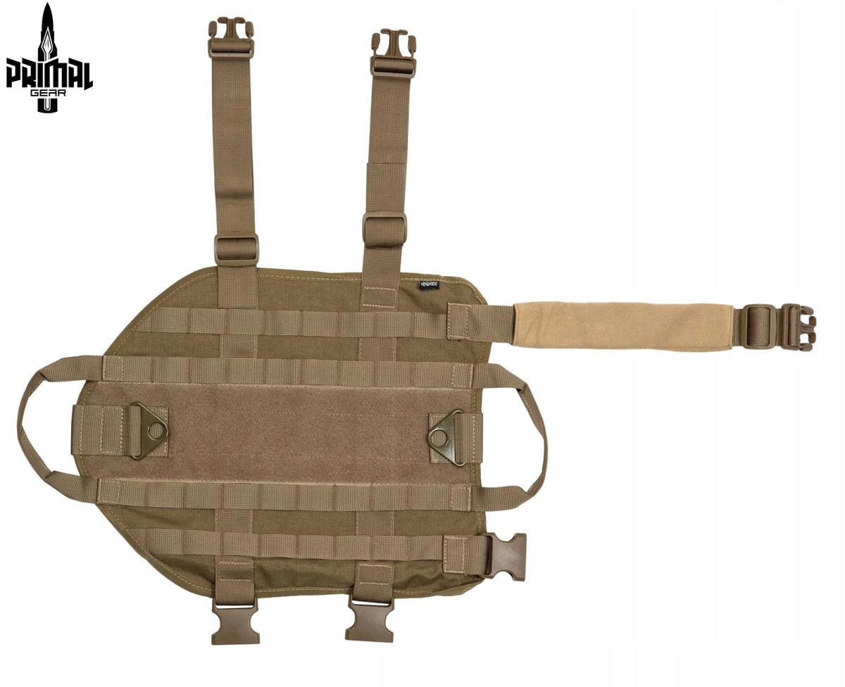 2X MOLLE Primal Tan L Tactical Dog Vest Manufacturer code PRI-18-017430-05