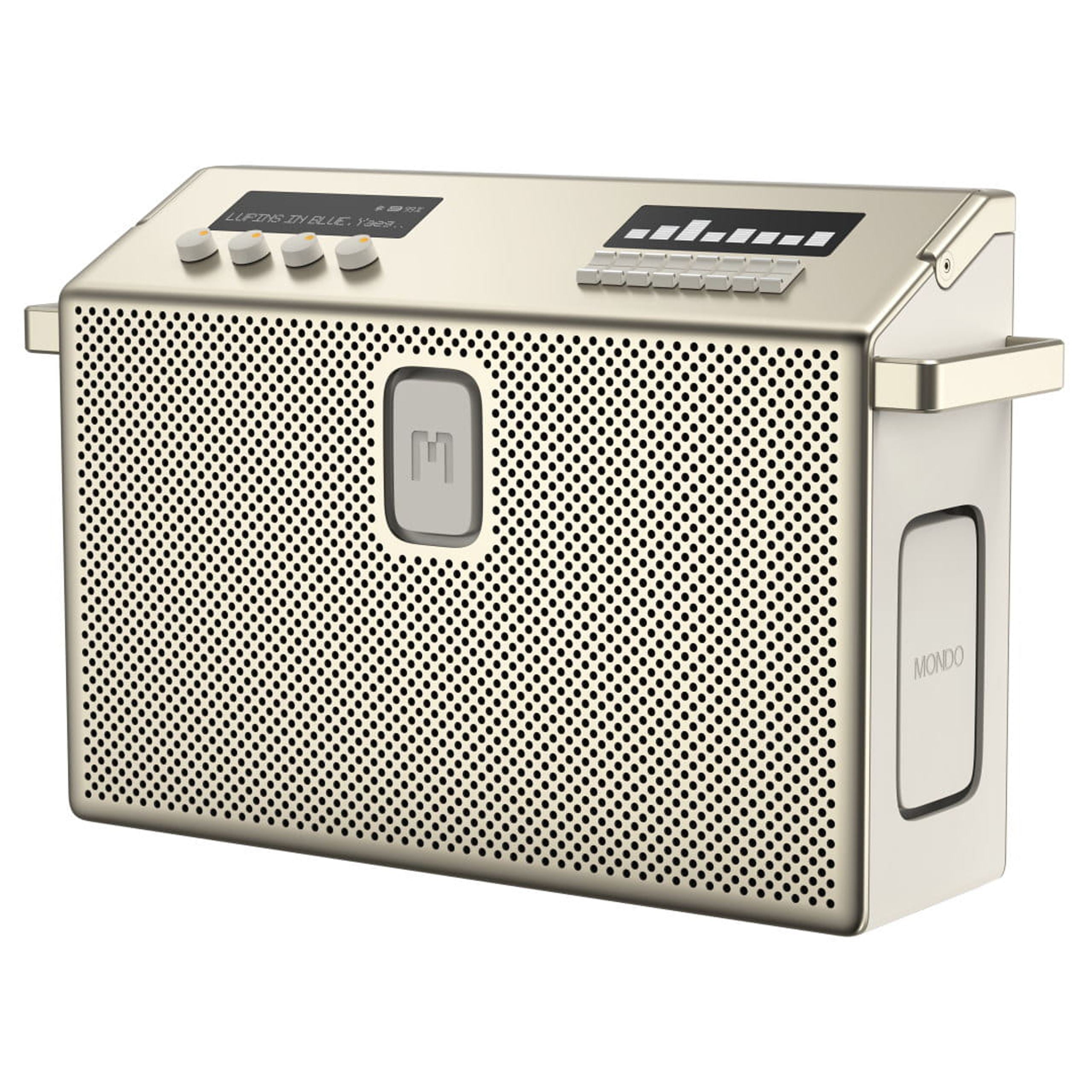 2X MONDO BY DEFUNC BT SPEAKER LARGE PORTABLE BLUETOOTH SPEAKER 5.3 GREIGE