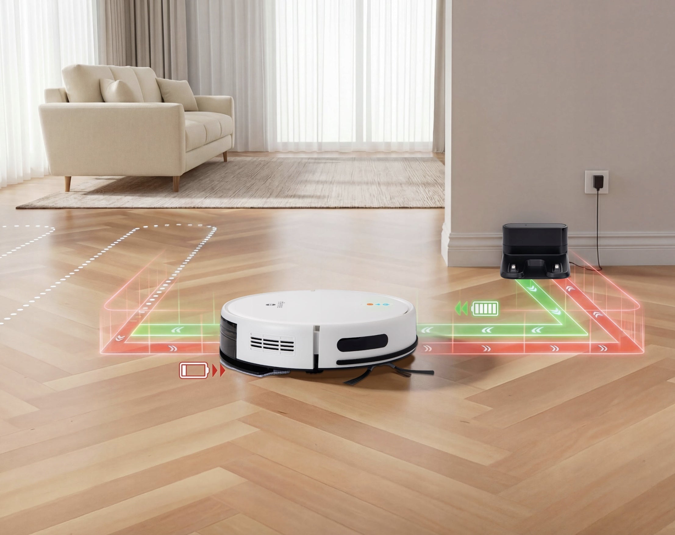 2X MOPPING ROBOT 4IN1 VACUUMING MOPPING SWEEPING 2000PA BI Brand no brand
