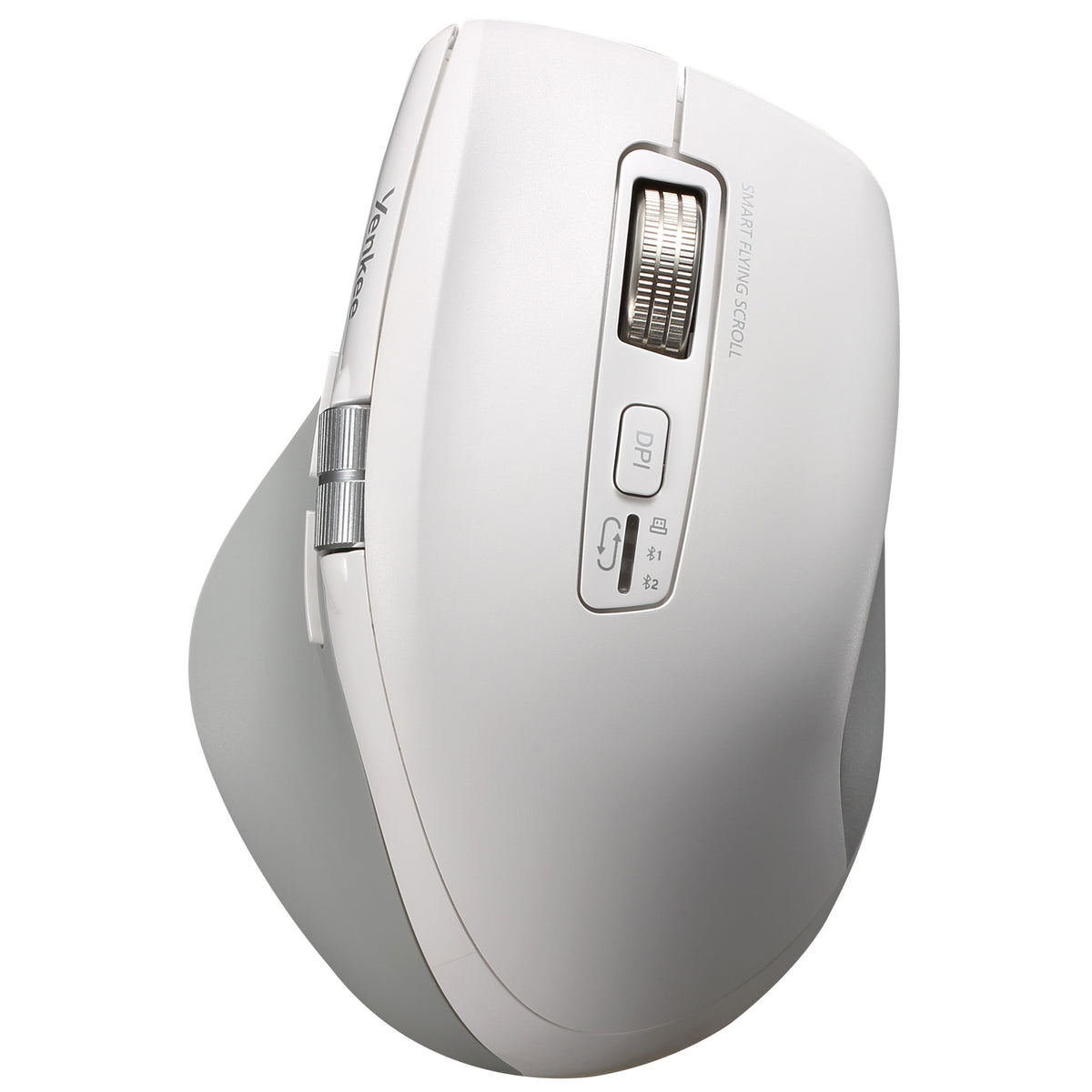 2X MOUSE WIRELESS Rechargeable USB Bluetooth YENKEE YMS2095 Bia Model YMS 2095WH SPIN