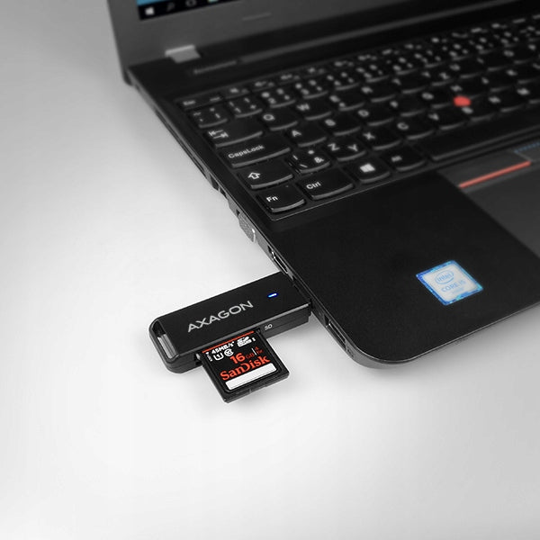 2X Memory card reader Axagon CRE-S2N Kind MMC/SD